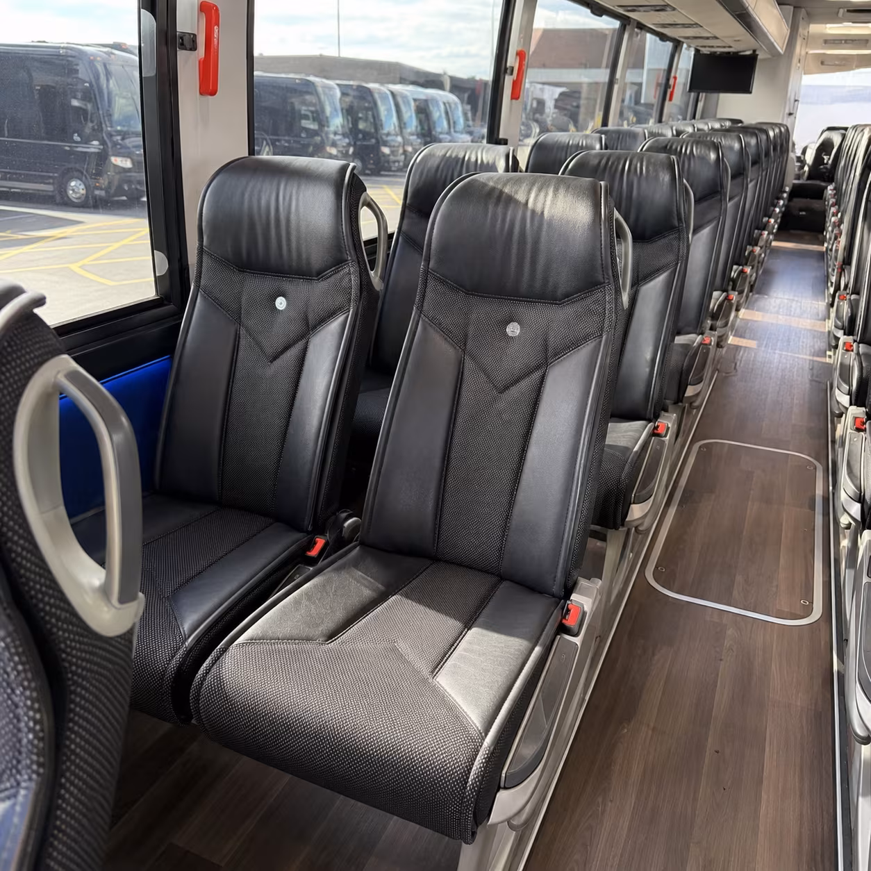cape coral charter bus services interior