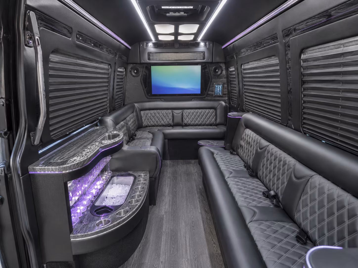 cape coral party bus interior